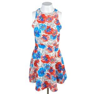 EVERLY Floral Skater Dress Sz Small